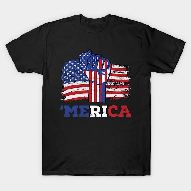 American flag T-Shirt by Parisa